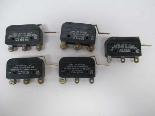 LOT 5 NEW MICRO SWITCH BZ-2RW88-P5 SWITCHING UNIT D337373