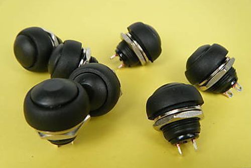 Lot-3 waterproof momentary off-(on) n/o boat car horn 12v-24v switch,bk33b for sale