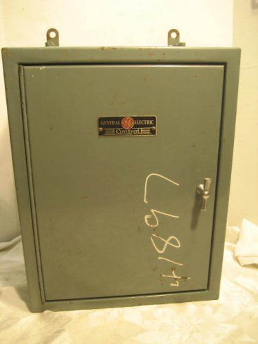 VINTAGE GE CONTROL BOX - STEAMPUNK CABINET