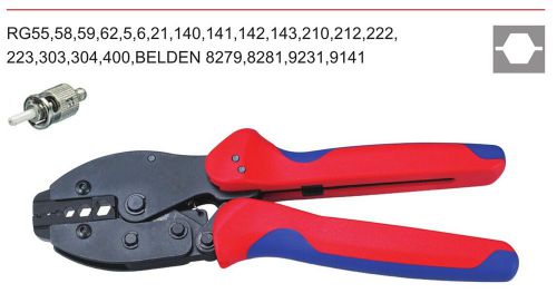 8.1,6.5,5.4,2.6,1.72mm2 FSE-05H Coaxial Cable Ratchet Crimping Crimper Plier