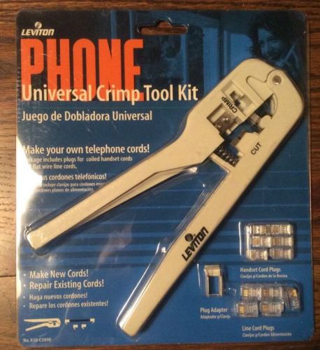 Leviton 830-C5890 Crimping Kit Universal Phone Crimper