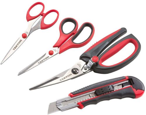 Scissors And Knife Set 4-piece Heavy Duty 8054