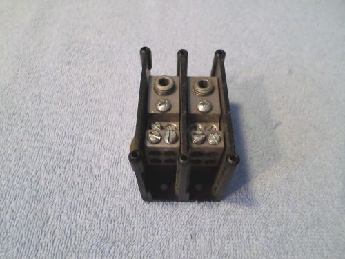 GOULD SHAWMUT POWER DISTRIBUTION BLOCK - 63133 - 3 POLE / 600V