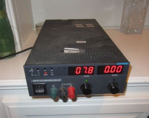 Xantrex XHR 60-18 Single Output, 60V, 18A, 1000W DC Power Supply *FREE SHIPPING*