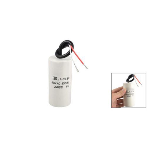 2-wired 30uf 450vac 50/60hz cbb60 motor start run capacitor gift for sale