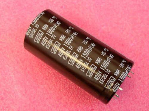 1500uF 400 VDC 1500 uf   NIPPON Electrolytic Capacitors lot of 8 caps