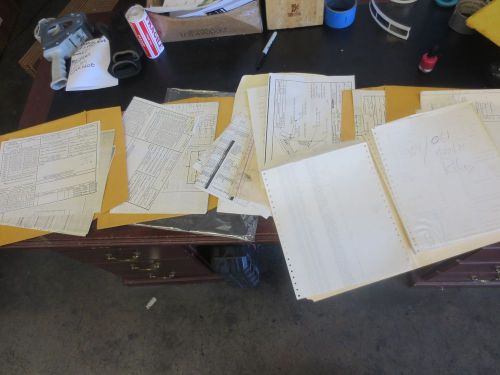 EX-CELL-O CNC MILL LOT OF DIAGRAM HALF WAVE DYNAPATH OB LISTING PAPERWORK