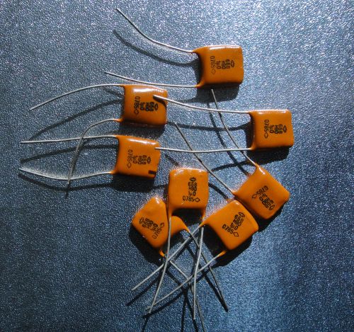 Lot of 12 monolithic ceramic capacitors KM-6  1uF 35V NOS