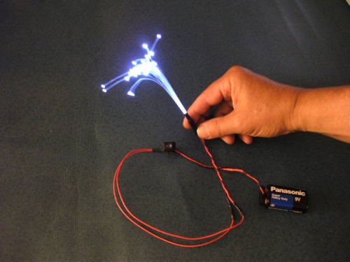 200feet .50mm fiber optic fiber super tiny lights + free led illuminator b1 for sale