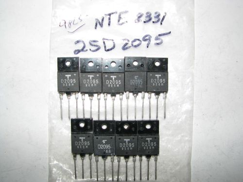 9 NEW NTE8331 2SD2095 NPN HIGH VOLTAGE HIGH POWER AMPLIFIER