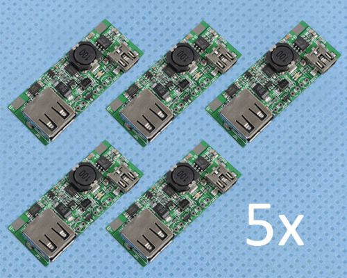 5PCS MINI USB to USB A Power Apply Module 5V 1A Charge Module female port