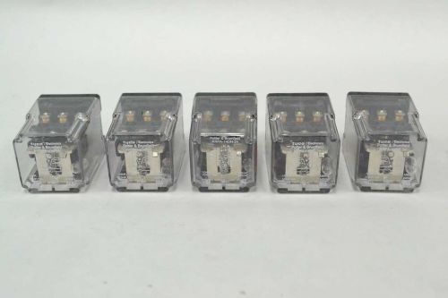 LOT 5 POTTER BRUMFIELD KRPA-14DN-24 24V-DC 240V-AC 10A AMP 1/2HP RELAY B353412