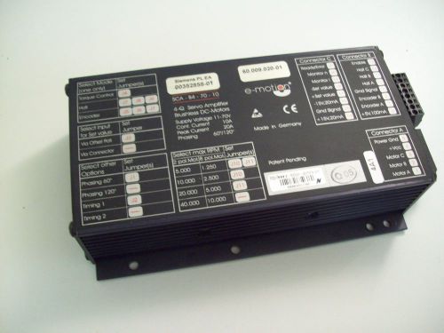 E-MOTION SCA-B4-70-10 SERVO AMPLIFIER - FREE SHIPPING!!!