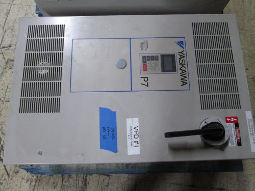 Yaskawa AC Drive w/Disconnect CIMR-97U4011 21KVA In: 480V 25.7A Out: 0-460V 21A