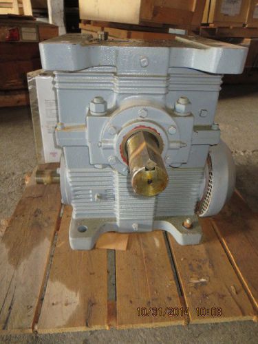 New DelRoyd Single Worm Gear Speed Reducer 570-999 40:1 02D66980 Nutall Gear