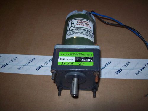 Inline 12Volt DC Gearmotor 10 RPM High Torque 3.9 Amp  New- Robotics