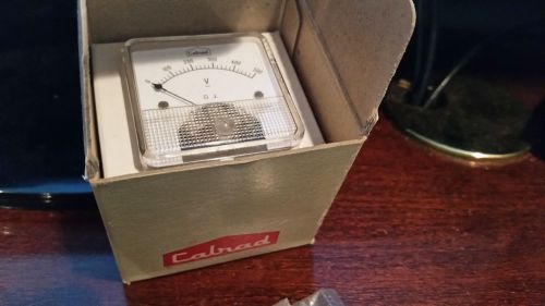 NEW - CALRAD GAUGE METER 60-156, -- 0-500 VOLTS, 1 3/4&#034; X 1 3/4&#034; X 1 1/2&#034; DEEP