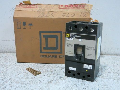 SQUARE-D KCL34250 3-POLE CIRCUIT BREAKER, 250 AMPS