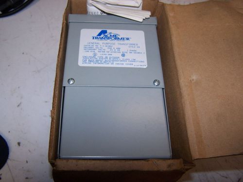 NEW ACME PRIMARY 240 X 480 VOLT SECONDARY 24 X 48 1 PHASE 100 VA T-1-81062