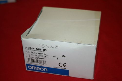 NEW Omron 2M Photoelectric Switch E3JK-5M1-US 24-240VAC 12-240VDC  BNIB