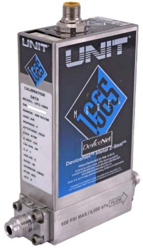 Unit 1665 DeviceNet Metal Z-Seal MFC Mass Flow Controller Ar 300SCCM UFC-1665