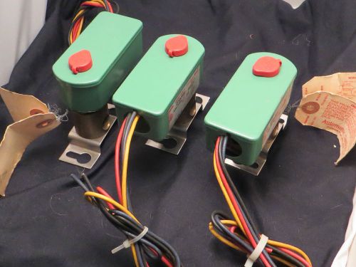 Asco redhat 2 way splice box solenoid (3) valves #jdf8262d022e 240/480vac 1/4&#034; for sale