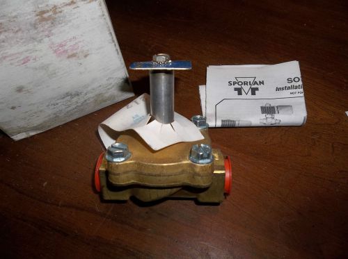 New Sporlan KR184P1 1/2&#034; NPT Female Connections Less Coil Solenoid Valve