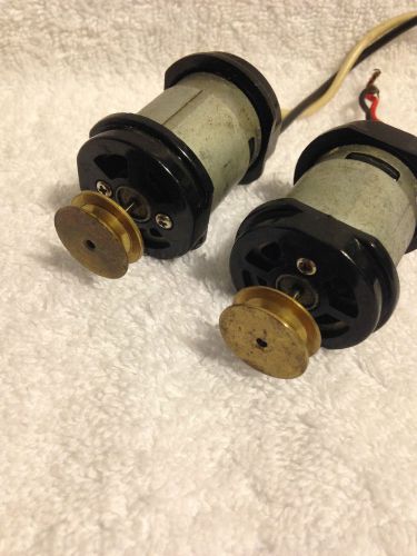 Micro Small DC Motors (2) two 12vdc High Speed Brush Motors rpm?