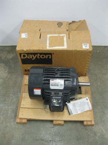 Dayton 4FN75B Premium Efficiency Motor 10HP 3-Phase 230/460V NEW Z61 (1719)