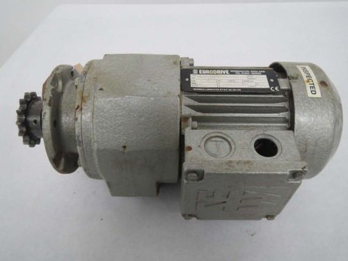 SEW EURODRIVE RF32DT63L2 8.04:1 .37KW 266/460V-AC 395RPM 3PH GEAR MOTOR B354501