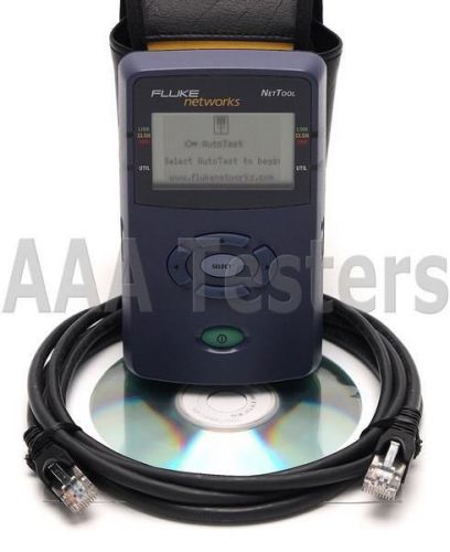 Fluke NetTool 10/100 Network Connectivity Tester w/ PRO Inline Ping Reporter