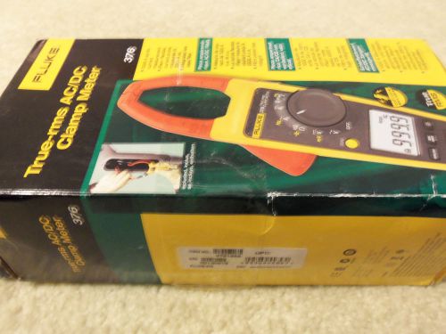 Fluke 376 1000A/1000V TRMS AC/DC Clamp Volt Ohm Amp Meter w/ 18-inch iFlex probe