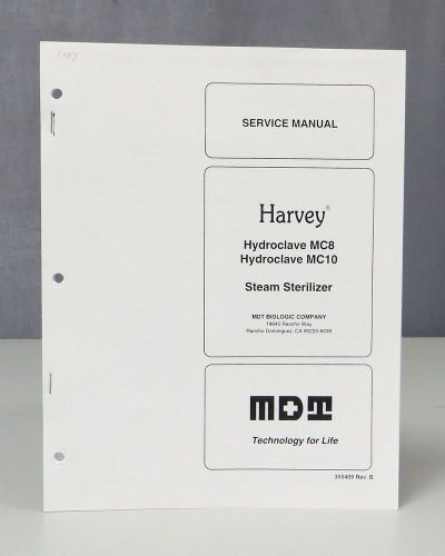 MDT Harvey Hydroclave MC8/MC10 Steam Sterilizer Service Manual