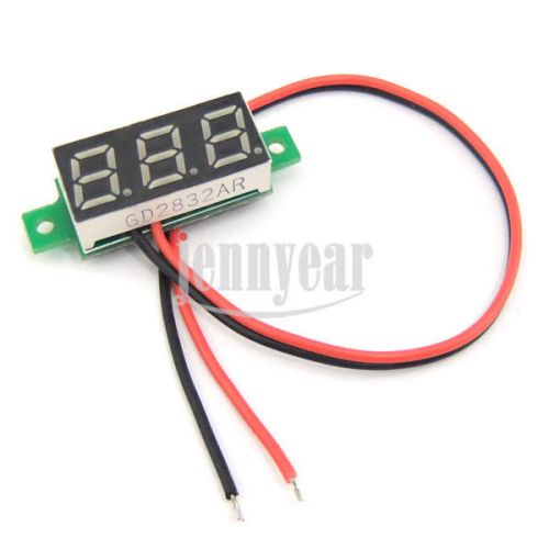 10PCS 0.28&#034; Volt Meter 3~30VDC Blue Voltage Detector Panel LED Digital VoltMeter