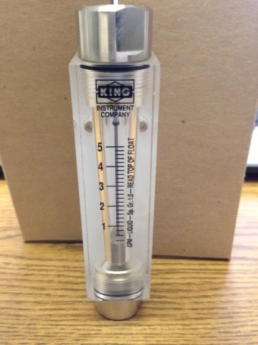 KING INSTRUMENT FLOW METER 7511312B-08 **NEW IN BOX**