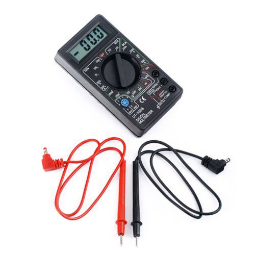 New Ultra Compact Sinometer DT830B 20-Range DMM 1.5V And 9V Battery Tester Gift