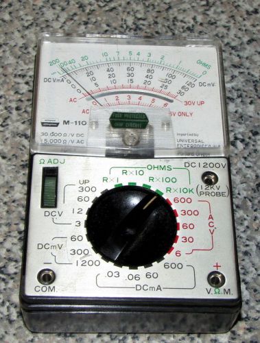 UNIVERSAL ENTERPRISES M-110 MULTIMETER