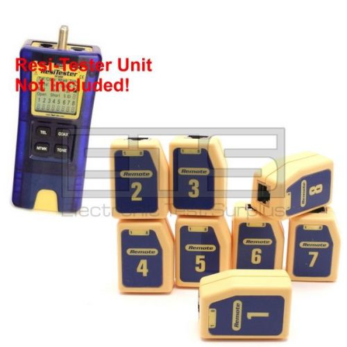 Test-Um JDSU Resi-Tester TP300 TP610 Network Remote Identifiers Set 1-8