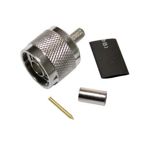 1x N male plug crimp RG8 RG165 RG213 LMR400 RF Cable connector adapter converter