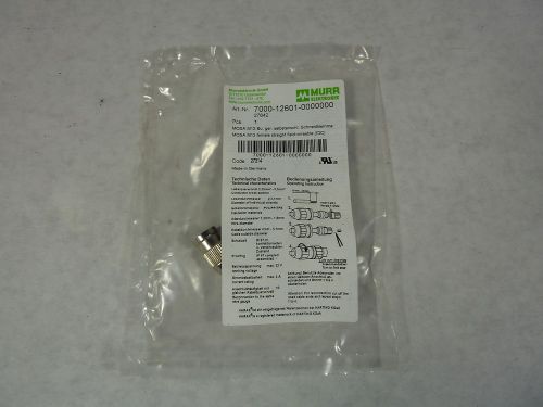 Murr Elektronik 7000-12601-0000000 Round Plug, Female ! NEW !