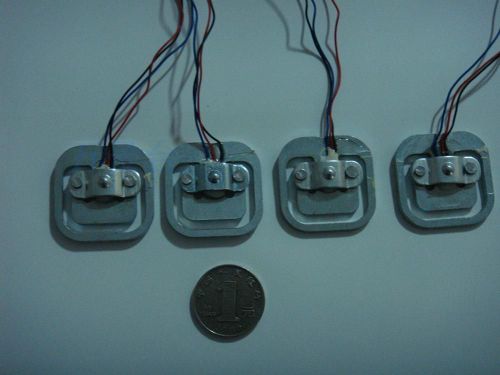 4pcs 50kg Body Load Cell Weigh Sensor Resistance strain Half-bridge sensors