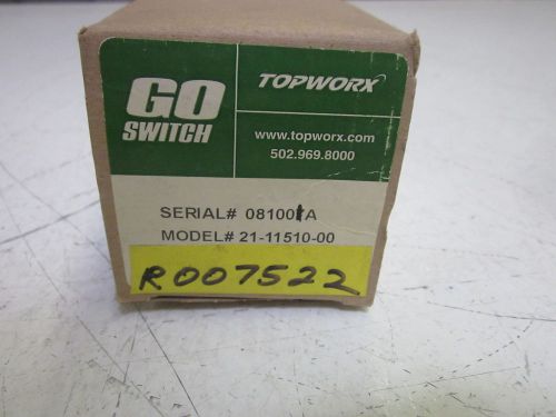 GO SWITCH 21-11510-00 PROXIMITY LIMIT SWITCH 10A 120VAC *NEW IN A BOX*