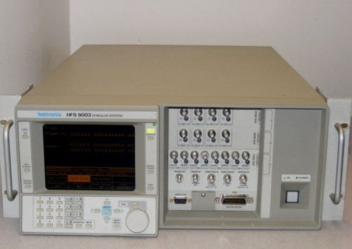 TEKTRONIX HFS9003 DATA PULSE GENERATOR +(1) HFS9DG1 + (2) HFS9DG2