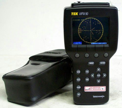 TEKTRONIX WFM90 HANDHELD WAVEFORM MONITOR VECTORSCOPE