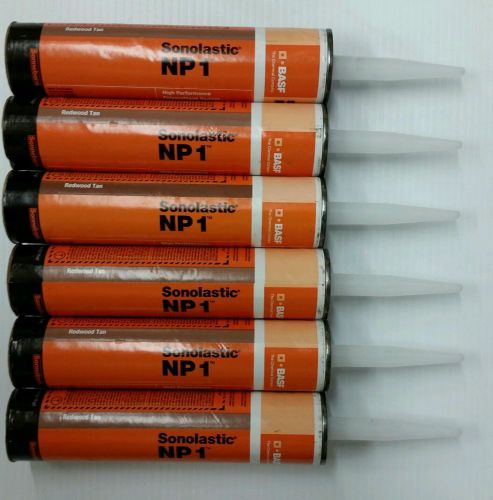 6 Tubes Basf NP1 Sonolastic sealant