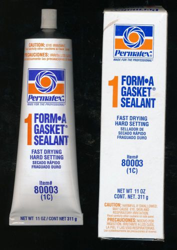 New...permatex form.a gasket no.1 sealant 1c # 80003 11oz for sale