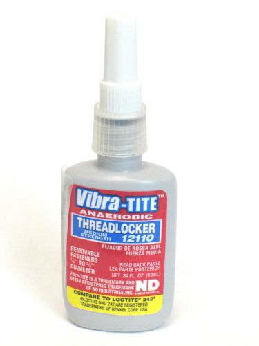 Lot of 7 vibra-tite 12110 anerobic threadlocker 10ml squeeze bottles for sale