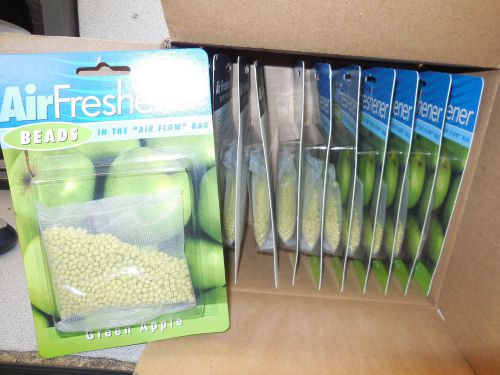 EES GREEN APPLE BEAD BAG AIR FRESHENER 12 PER CHASE  55911