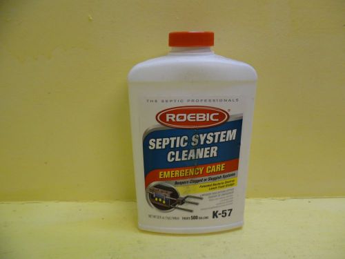 1 Quart Reobic Septic System Cleaner Emergency Care K-57 32 Fl Oz