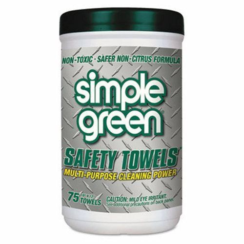 Simple Green All Purpose Safety Towel Wipes, 6 Canisters (SMP 13351CT)